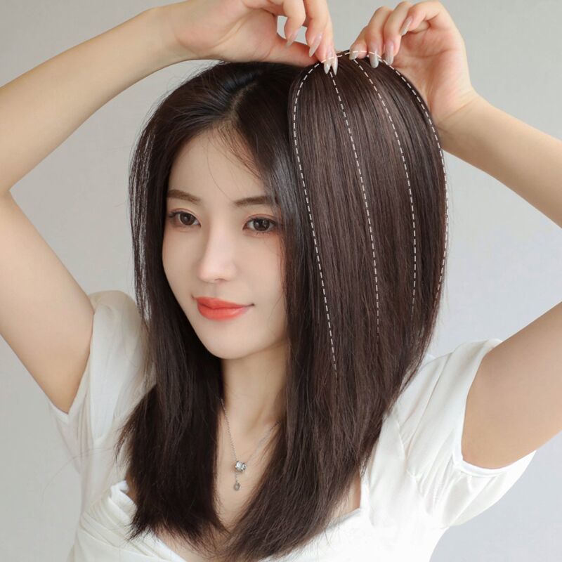 假发头顶补发隐形增高发垫垫头顶蓬松发根垫片头顶两侧假发片自动