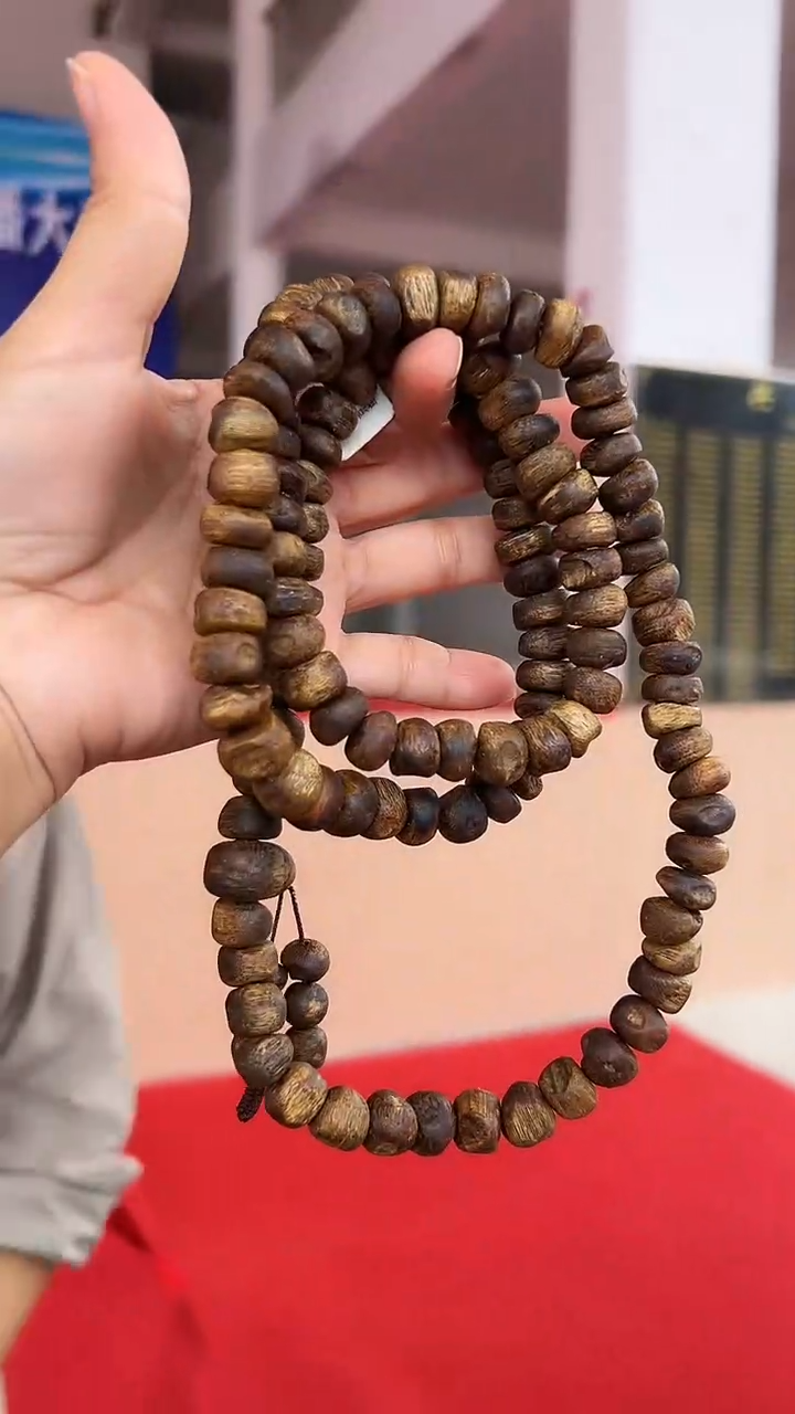 【闪购商品】沉香手串99沉59克白露多圈树丁