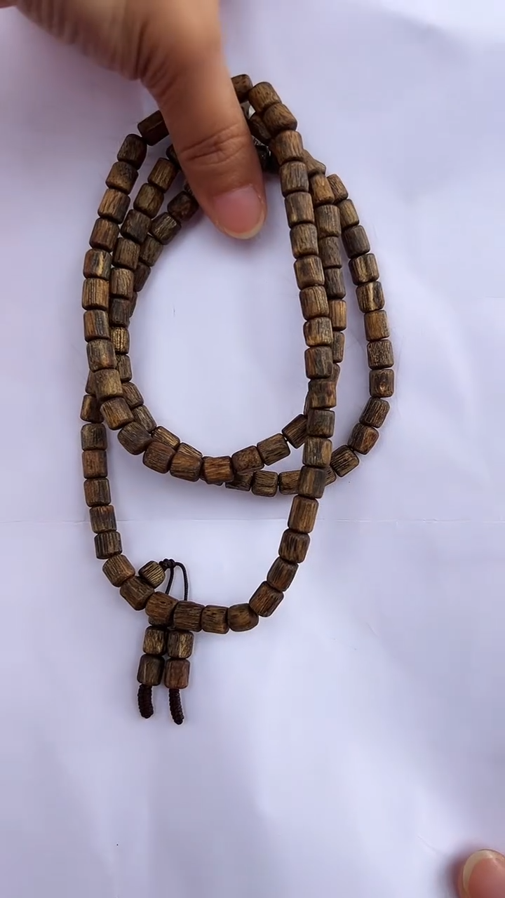 【闪购商品】沉香手串99沉白露24克多圈桶珠