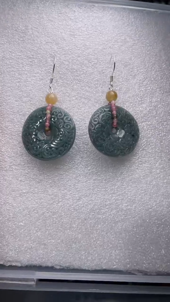 【闪购商品】水晶耳饰银S925镶嵌 见字如面