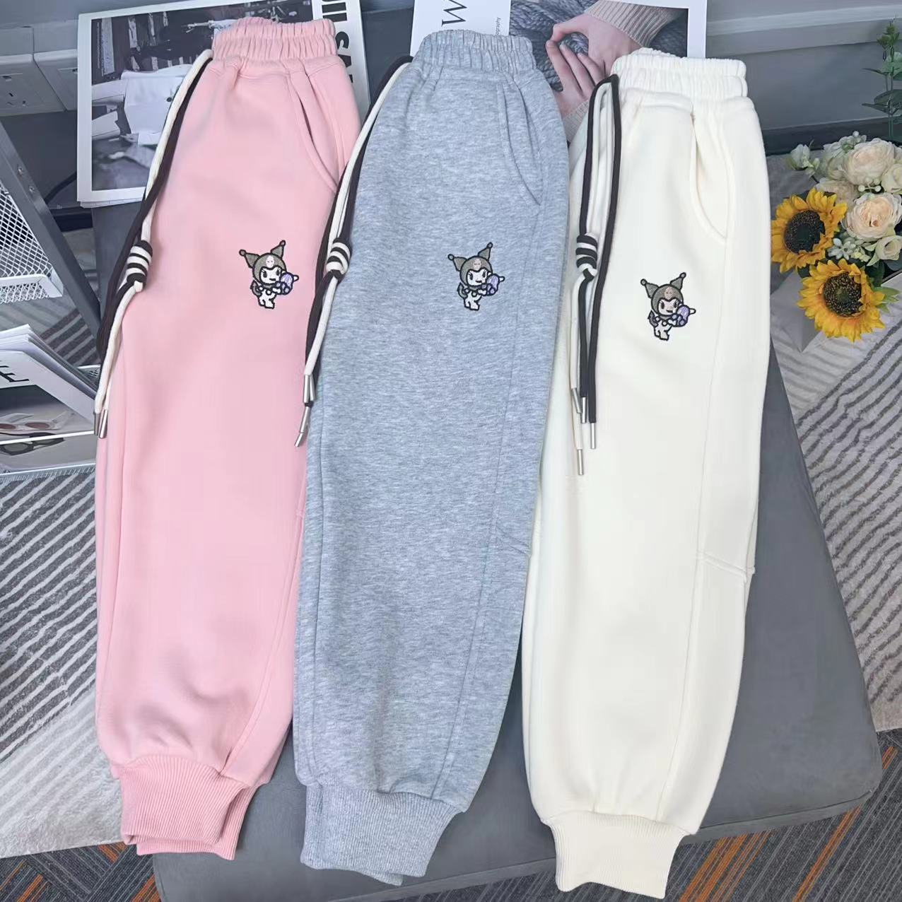 女童秋季运动裤2024新款中大童洋气宝宝休闲裤儿童秋季百搭卫裤