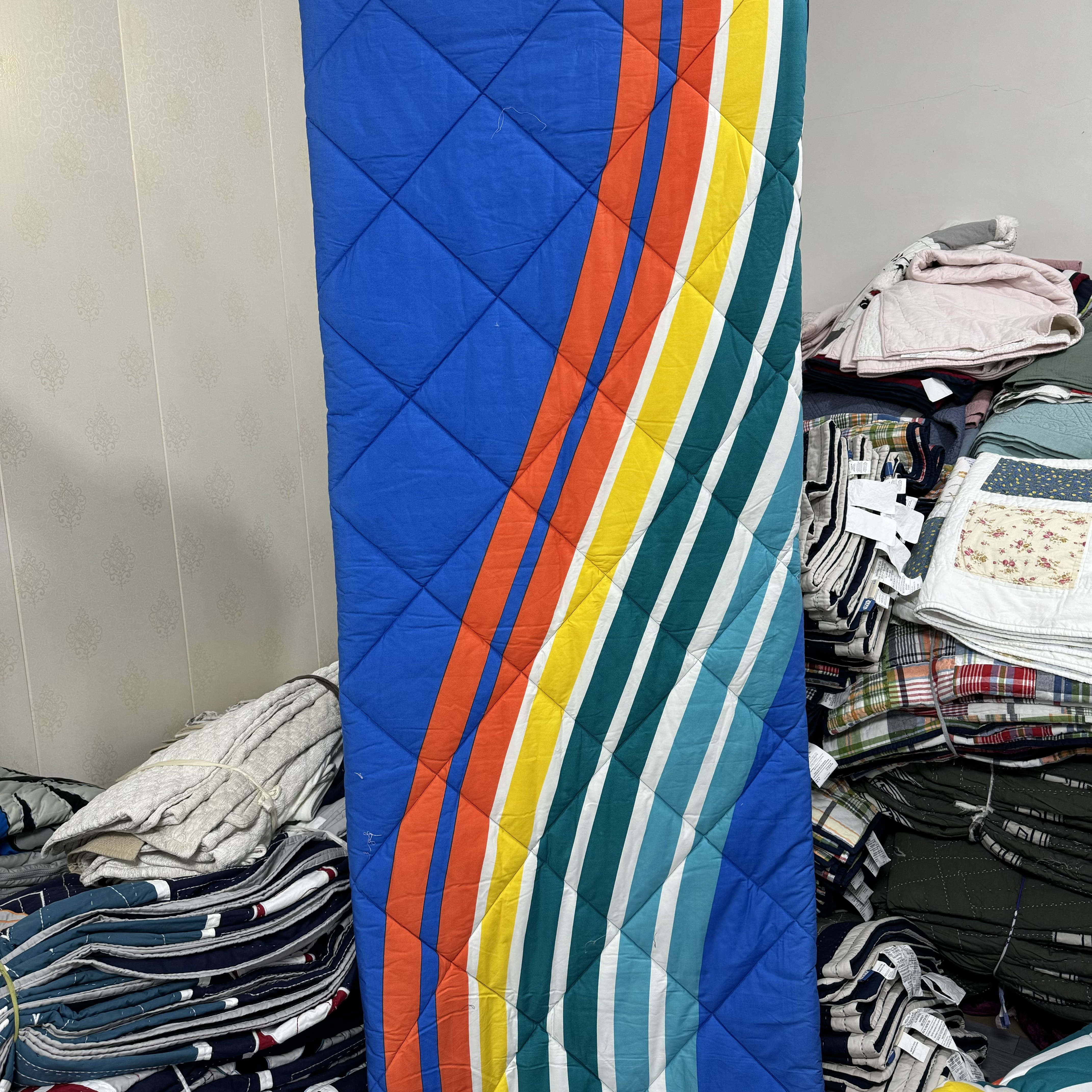 80cm*190cm外贸原单夹棉加厚成人睡袋，户外睡袋被子