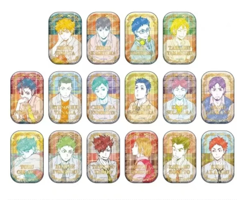 【日谷】排球少年 烫金方1弹/2弹吧唧盲盒 默认代拆