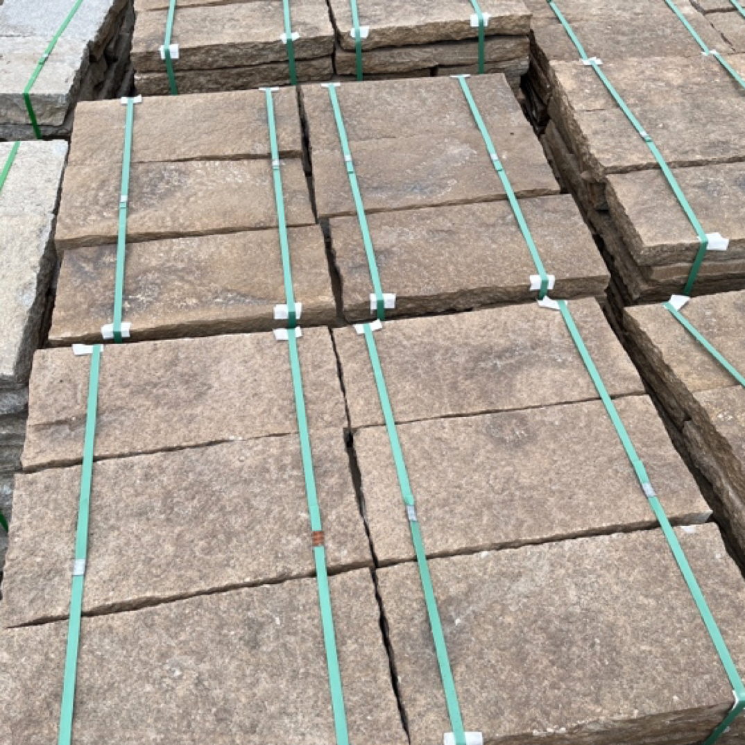 铺路石板铺路石花岗岩石材铺地石仿古做旧纯天然石材