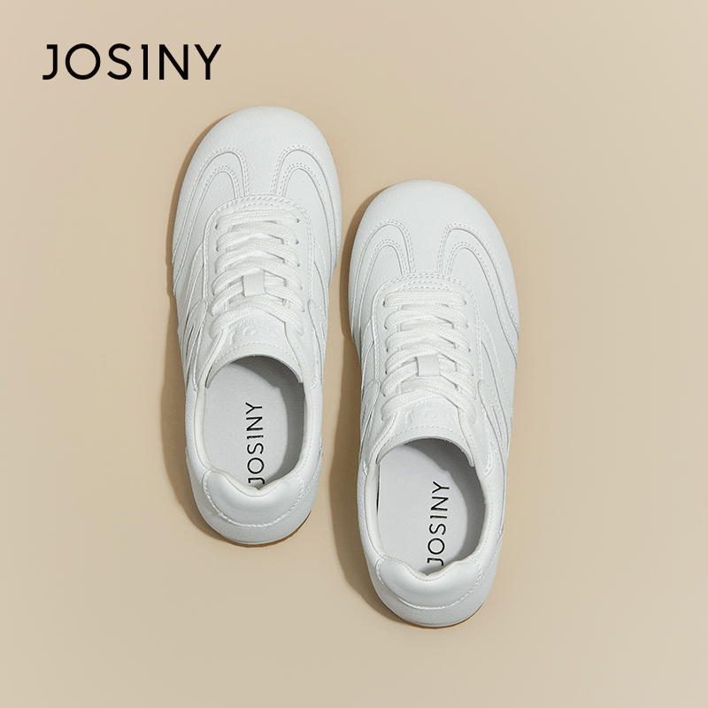 JOSINY/卓诗尼软底2025新款（长期持有小白鞋）休闲百搭轻便德训鞋
