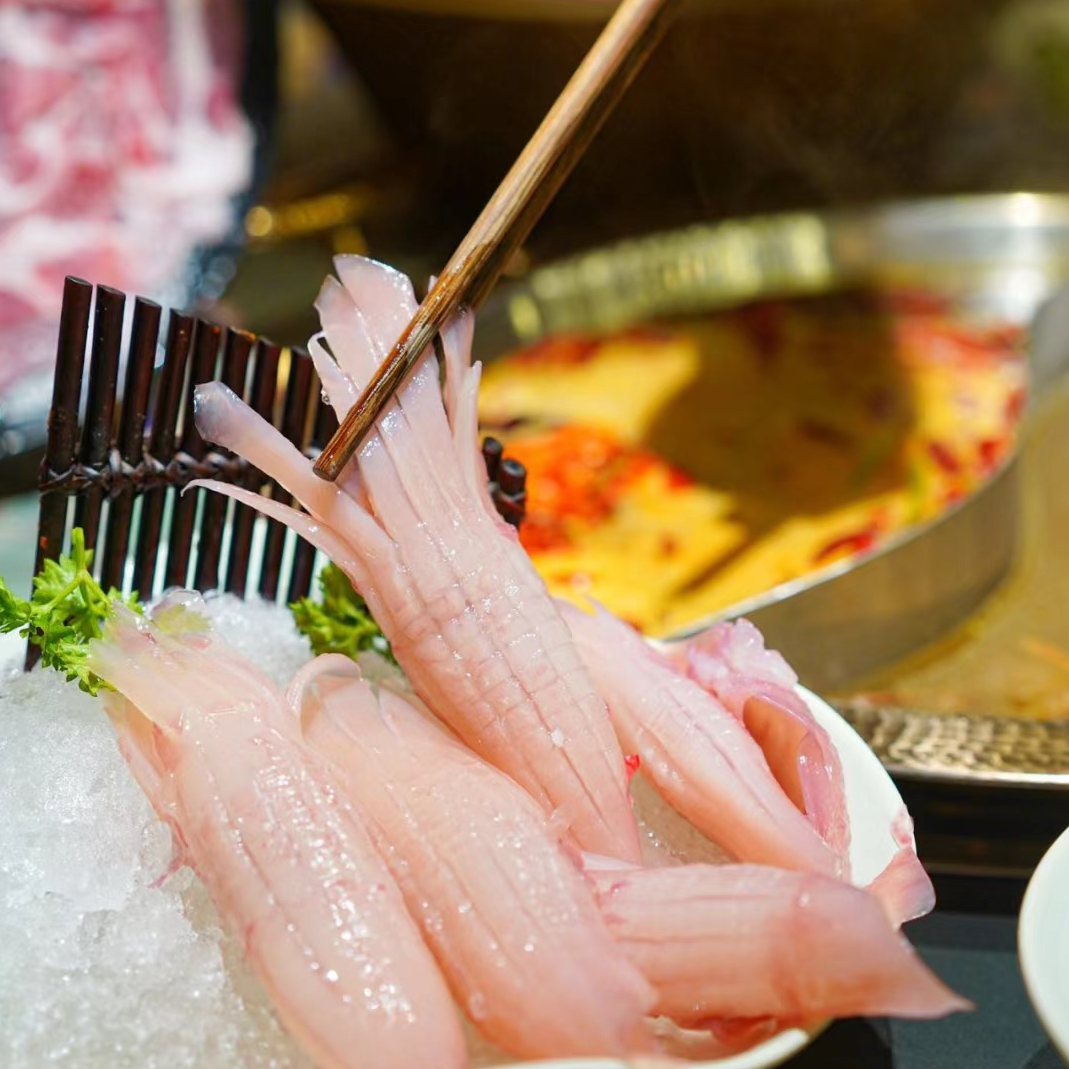 涮火锅必备火箭大鱿鱼爽脆新鲜500g 固体含量80% 商用麻辣烫串串