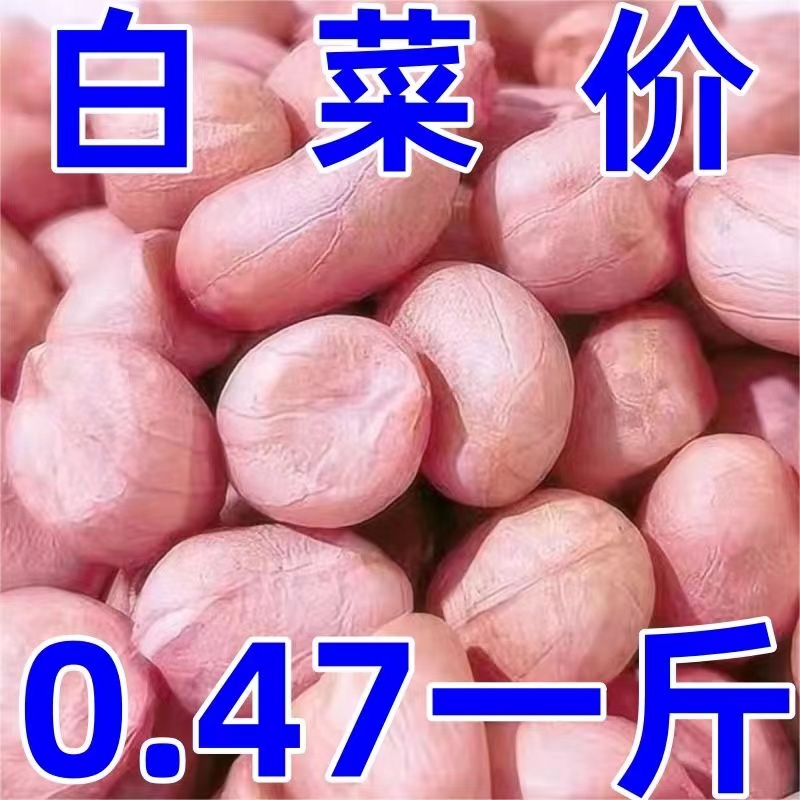 【23年10月新花生】几毛钱现剥新花生米粉皮新鲜香酥解馋白沙花生