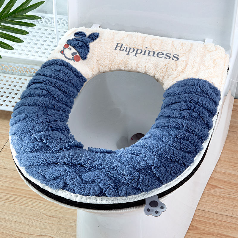 2025新款秋冬季马桶垫坐垫家用加绒加厚网红款坐便套四季通用厕所