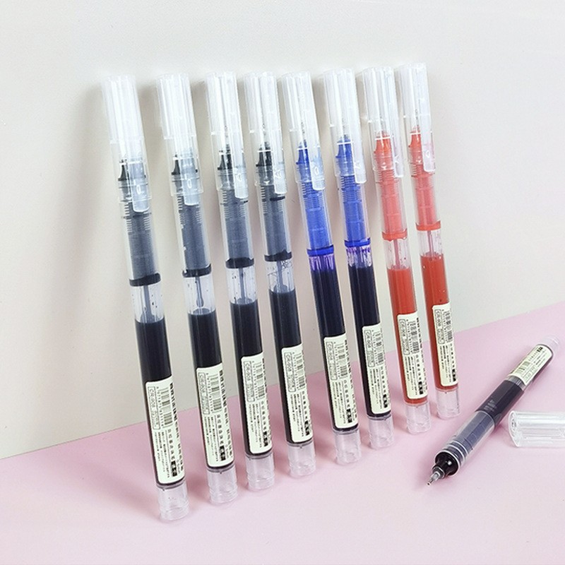 文具好物直液式走珠笔0.5mm中性笔考试速干签字笔学生刷题笔