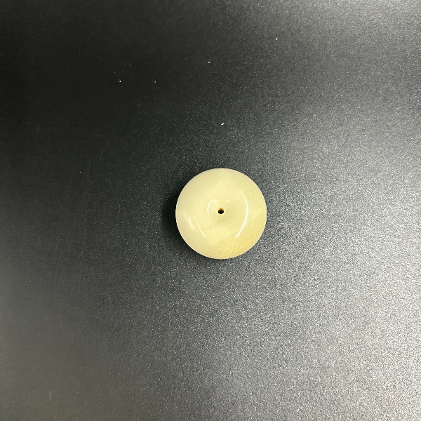 B6167天然猛犸牙精品5A乳牙料平安扣 支持鉴定 假一罚四