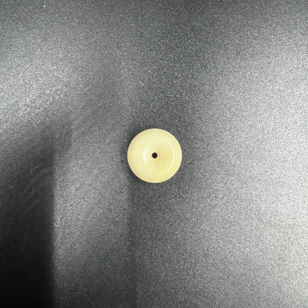 B6278天然猛犸牙平安扣 支持鉴定 假一罚四