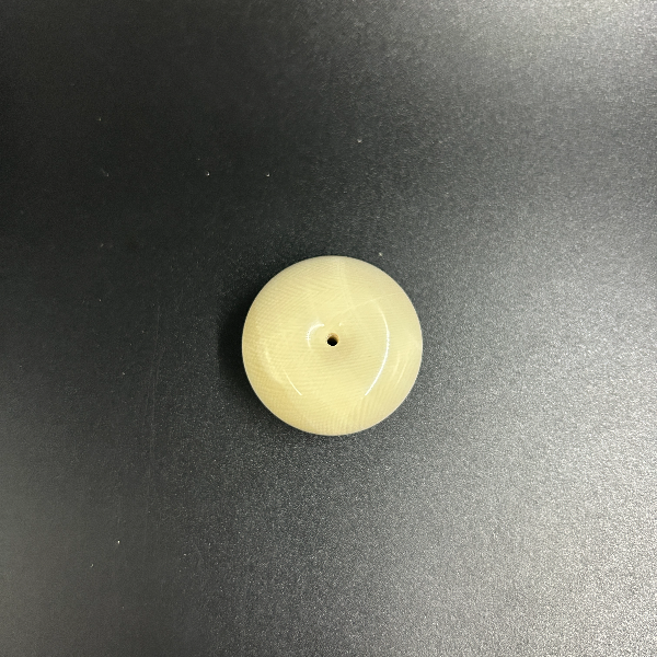 B6174天然猛犸牙精品5A乳牙料平安扣 支持鉴定 假一罚四