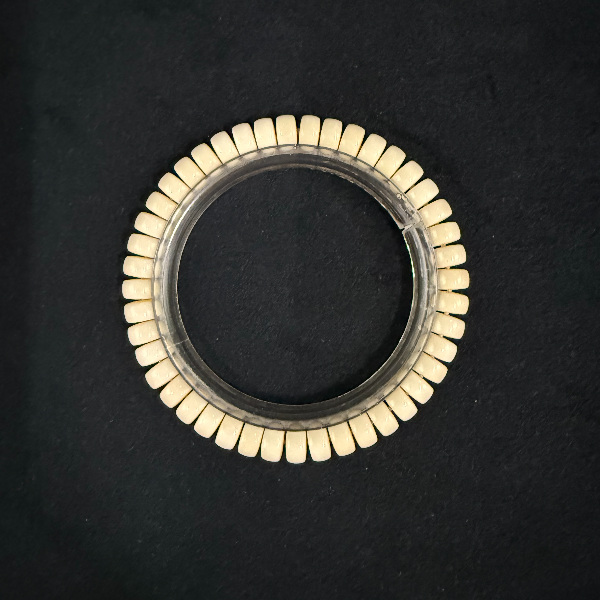 D1087天然猛犸牙药片手串 支持鉴定 假一罚四