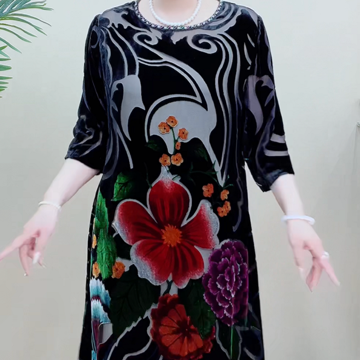 桑蚕丝连衣裙43A1937