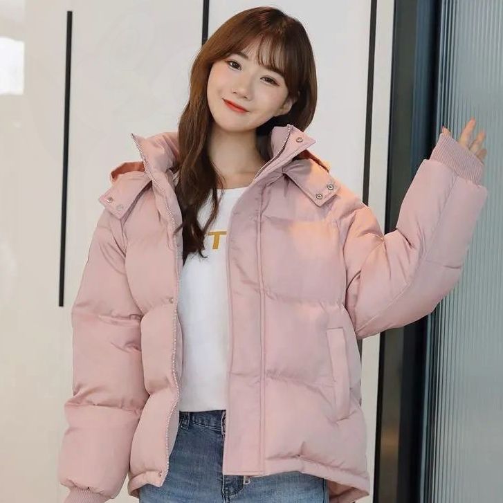 宽松冬装羽绒衣加厚面包服新款女羽绒学生2022年韩版秋冬棉服外套
