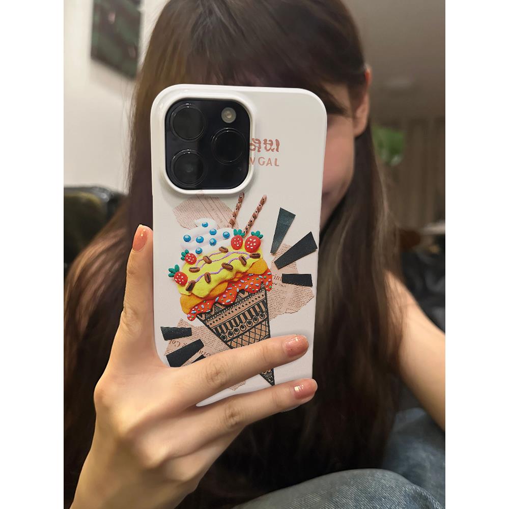苹果15promax不会撞壳的手机保护壳ins风iPhone14pro个性12菲林13