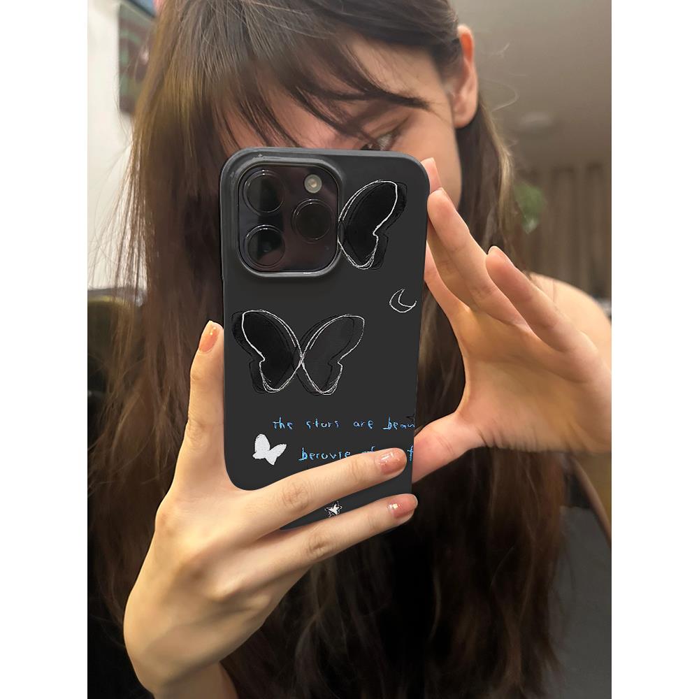 苹果15pro小众不撞款手机壳ins风iPhone14promax个性15菲林14创意