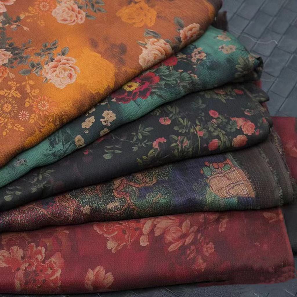 裁梦记-1号-0.5米香云纱定制（一经开裁概不退换）布料