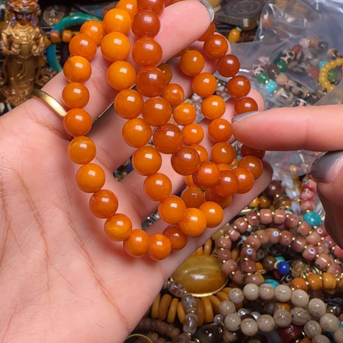 【闪购商品】蜜蜡手链未镶嵌