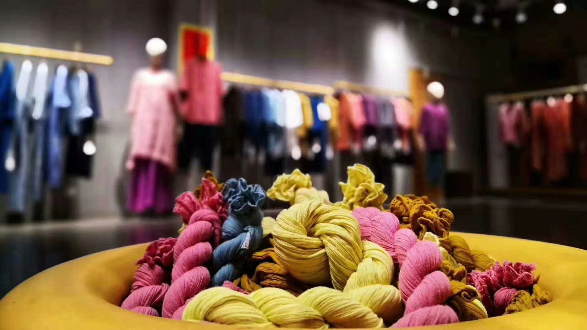 萱衣.多色手染围巾