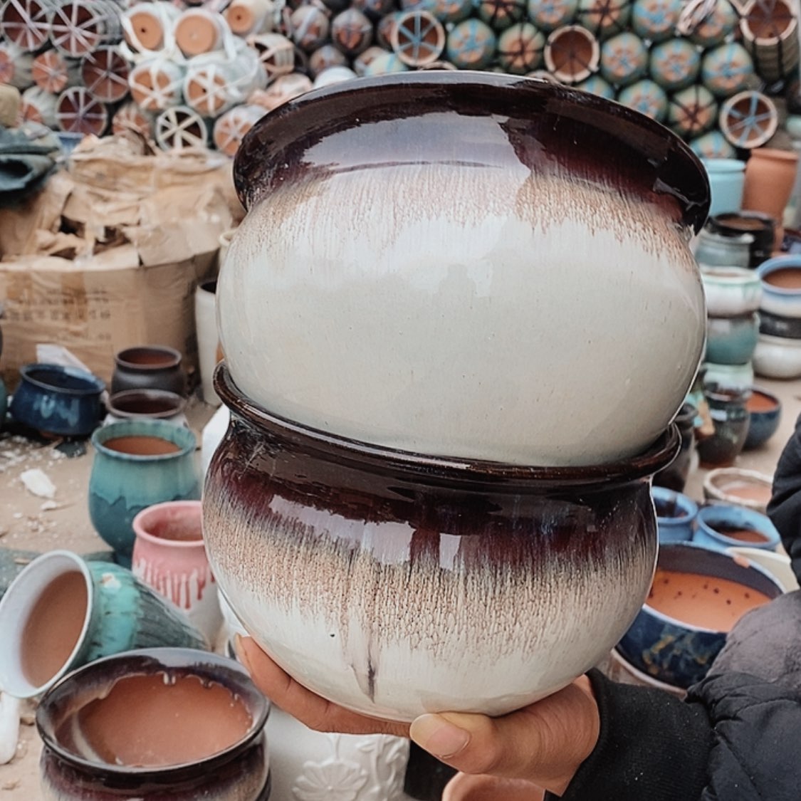 【闪购商品】红陶171cm(含)-200cm(含)瑕疵。里面粘釉