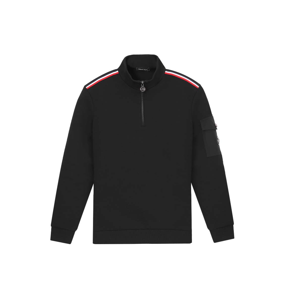 STEFANO VLONE男士长袖半拉链运动休闲立领针织衫8235250511