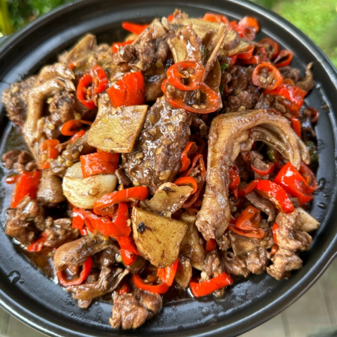 永新农家现炒血鸭整只[顺丰包邮]