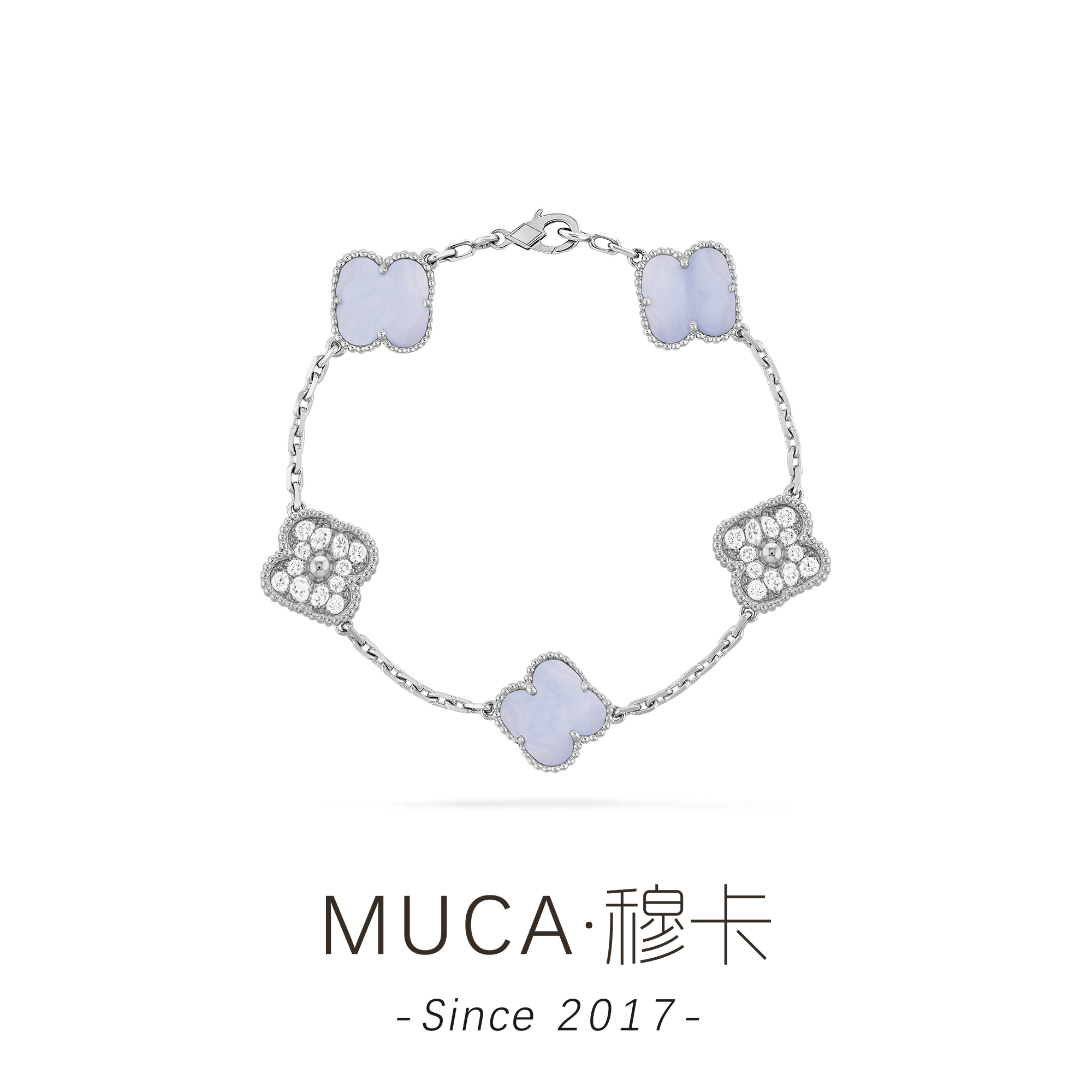 铜合金贝壳手链 时尚轻奢女手链J727