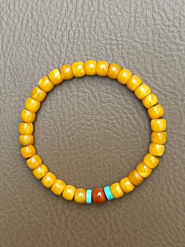 天然琥珀蜜蜡手串