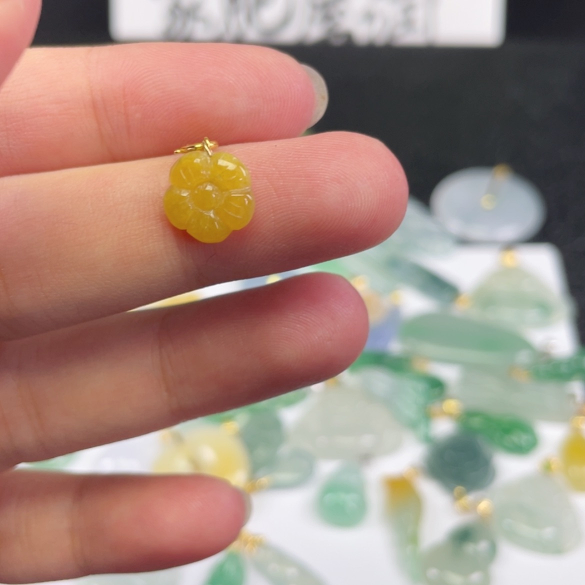【闪购商品】翡翠颈饰18K金镶嵌
