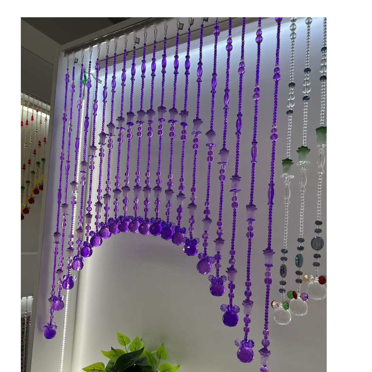 好运帘 纯紫色 定制款