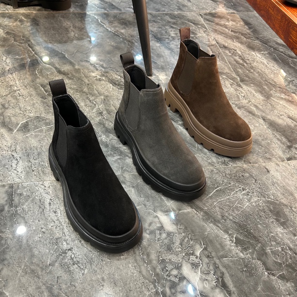 磨砂牛皮马丁靴小一码拍