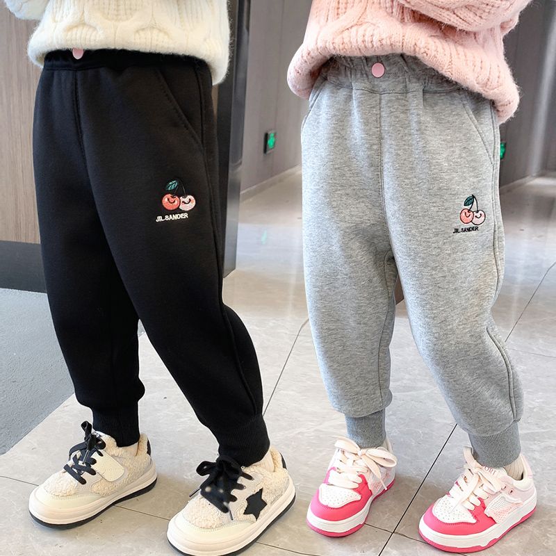 【冬季大促】女童裤子春秋新款棉质运动卫裤中小儿童女宝宝冬季加