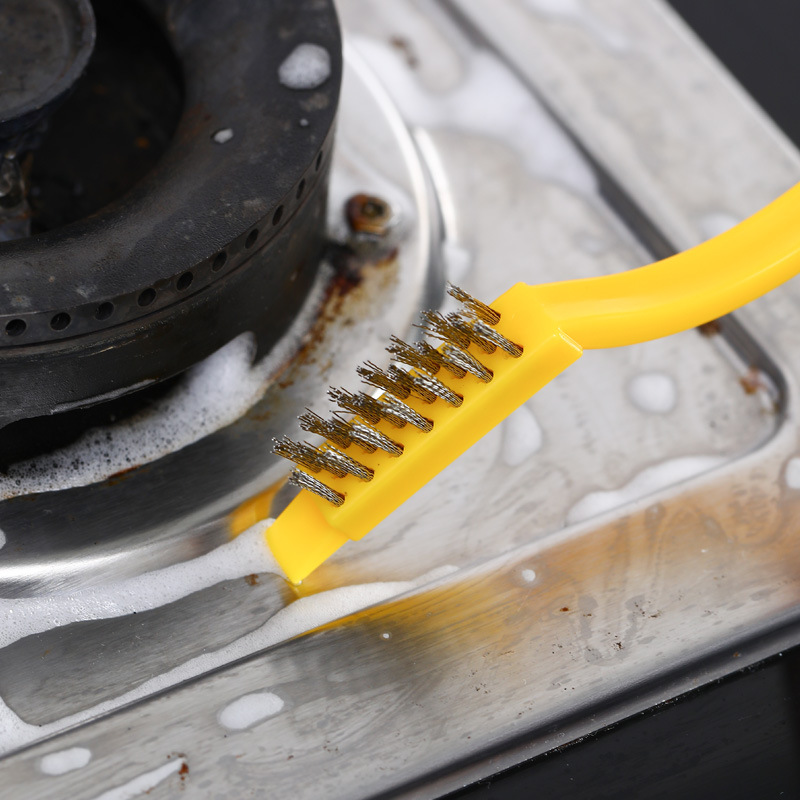 【三元福利品包邮 好萍反2 请勿差平】煤气灶台长柄清洁刷厨房多功