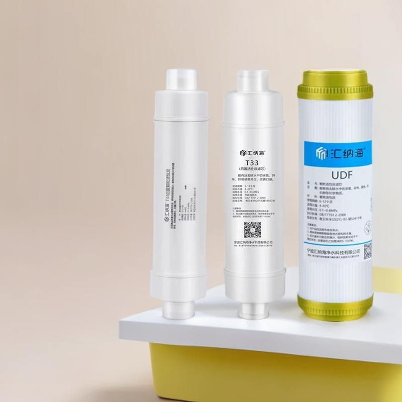 净水器后置活性炭小T33滤芯RO185A/B/C/D/DT/E大T明杆式进口椰壳