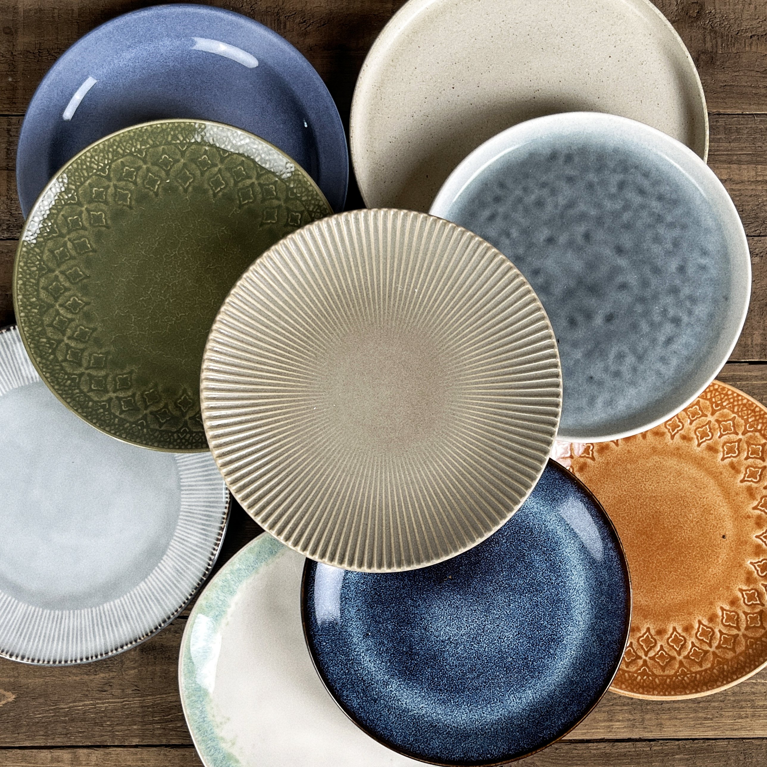 C~~孤品临时链接】陶瓷家用菜盘菜碗复古风~~微瑕疵