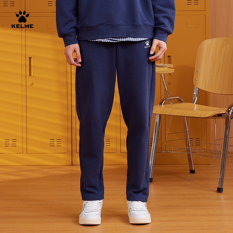 【直筒卫裤】卡尔美春秋新款针织弹力运动休闲裤男士卫裤|潮流新品