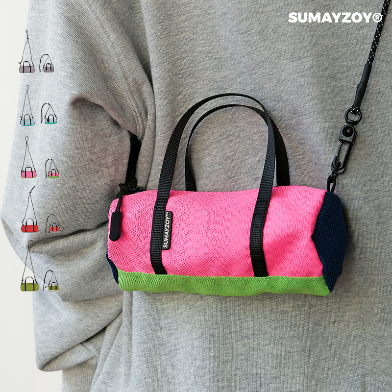 SUMAYZOY迷你小挎包潮酷装饰挂件装耳机包山系感mini小包包女