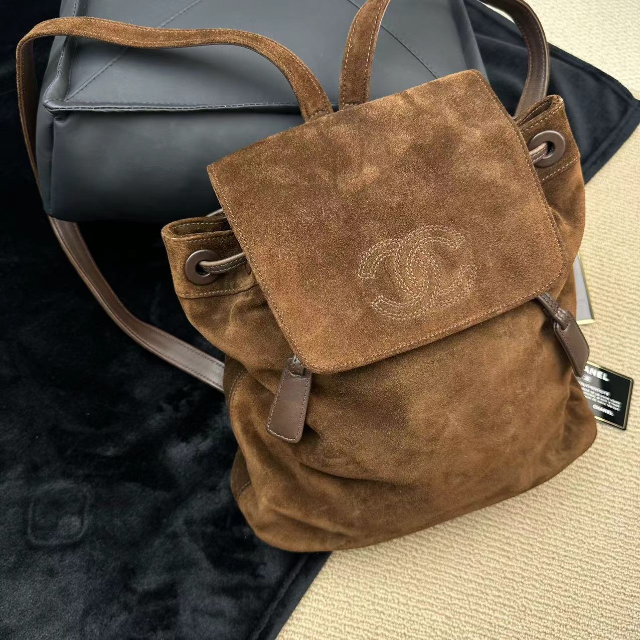95新 Chanel/香奈儿 【文子姐专属】D082/中古双肩包/668889