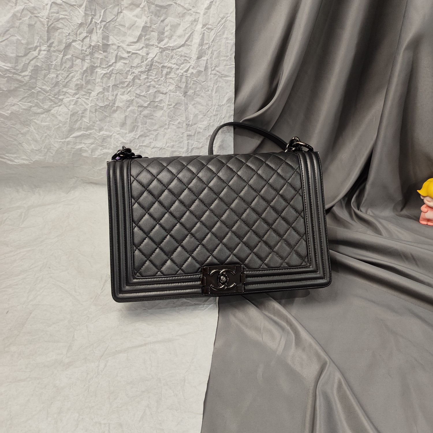 95新 Chanel/香奈儿 【阿玮专属】W120中大号soblack单肩包882434