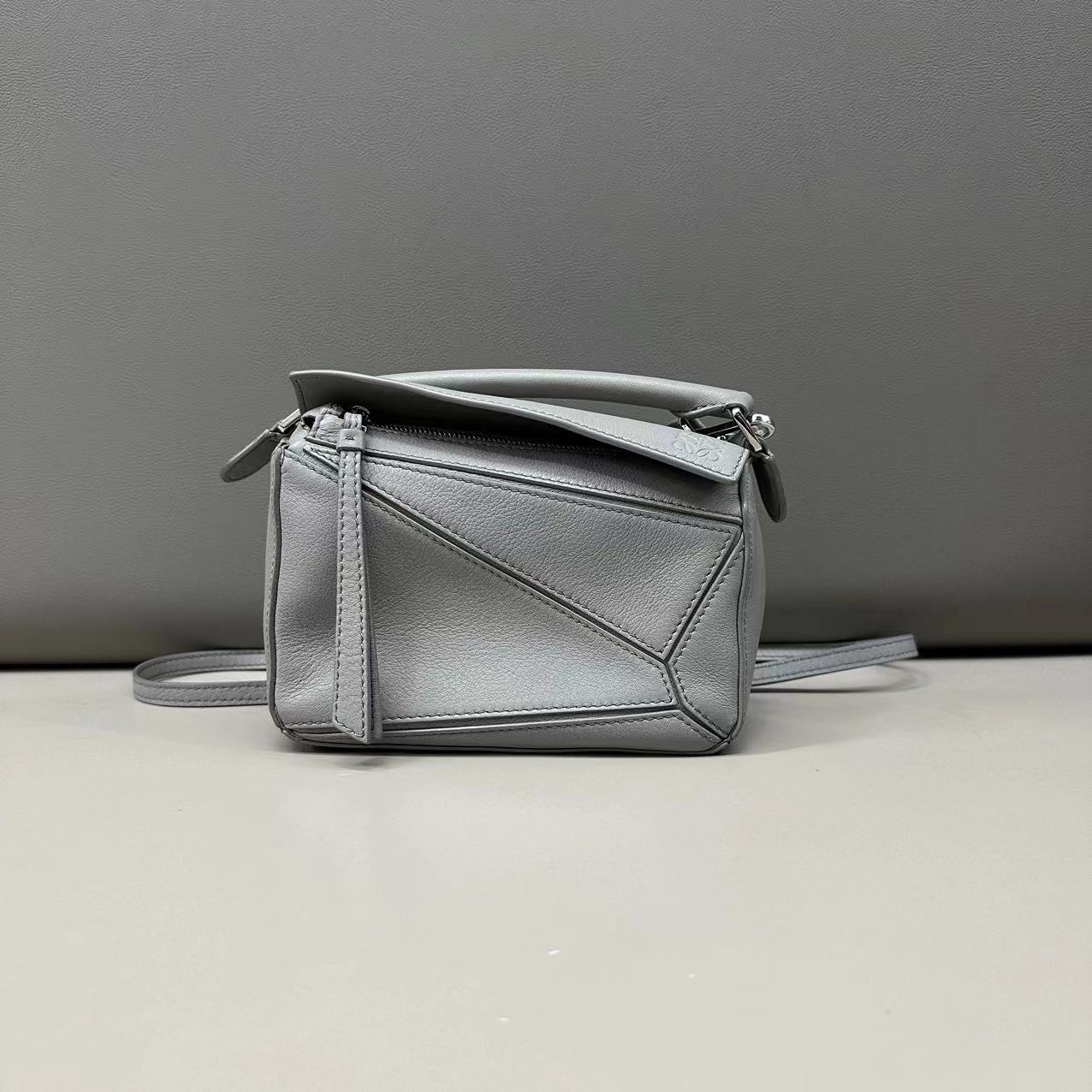95新 LOEWE/罗意威 【文子姐专属】D312/灰色mini/688068