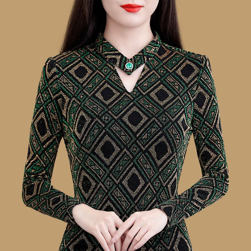 半高领打底衫女长袖2023年秋冬新款加绒保暖上衣时尚洋气显瘦小衫