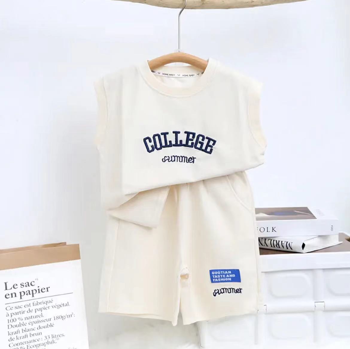 (季末清仓）2024新套装童装运动男童休闲夏季