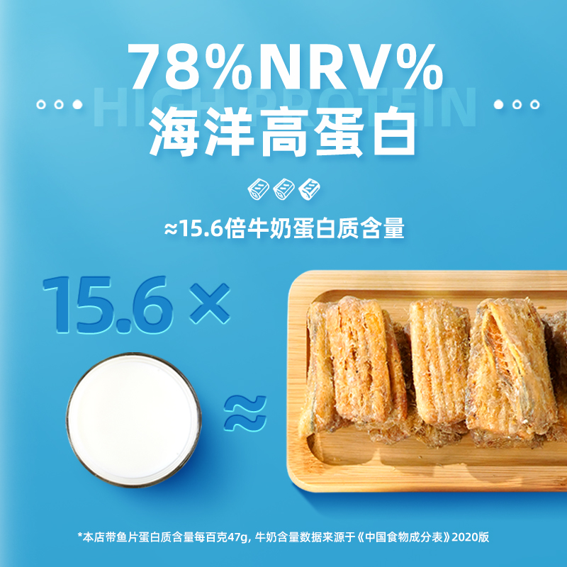 有鱼港带鱼酥香酥小鱼干解馋即食小吃网红鱼翅海味营养虾条30g
