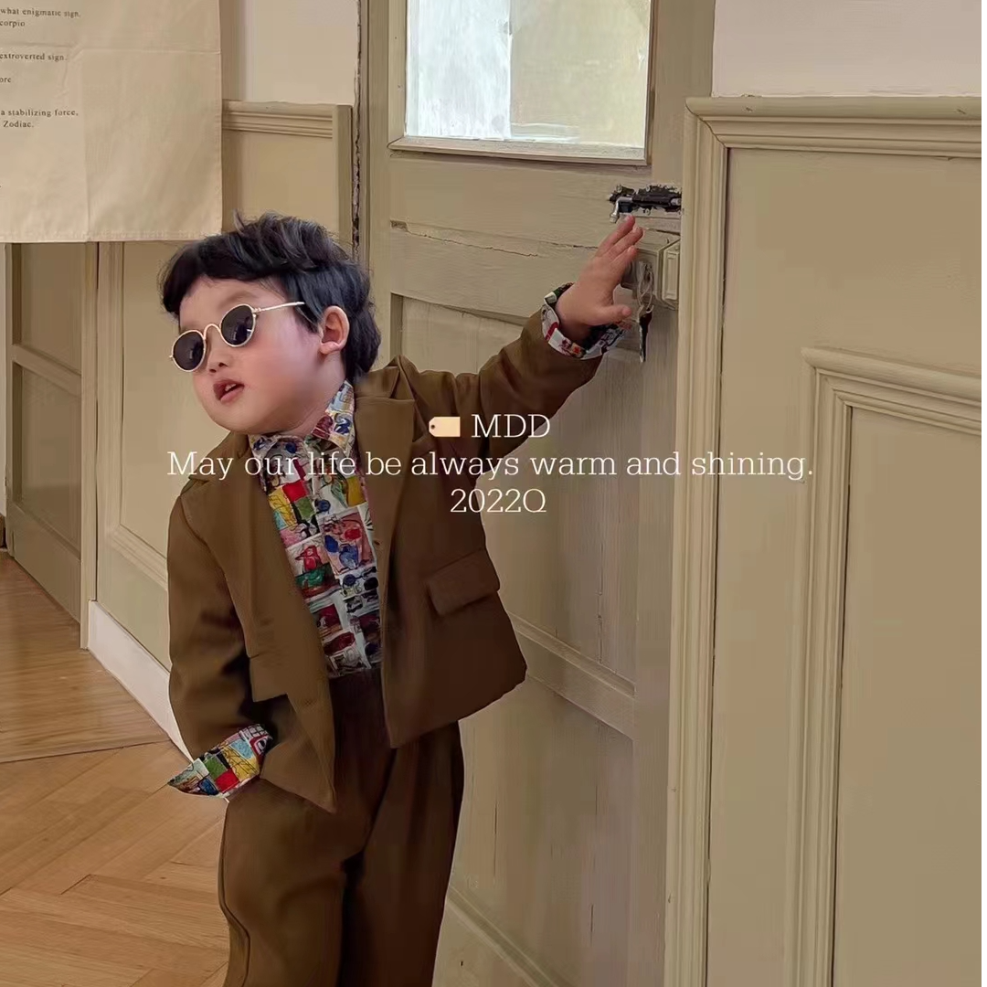 森迷【100-299】外套男女宝可穿春秋长袖白色百搭宝宝外套