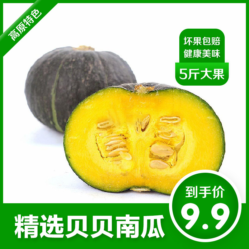 优质贝贝南瓜健康营养产地发货皮薄肉厚口感细腻宝宝辅食软糯香甜