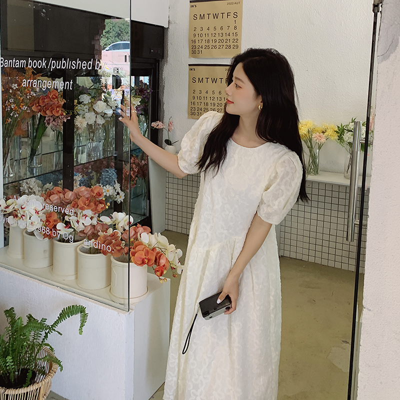 大量现货，放心卖，夏装工艺花朵连衣裙2C203-108-P1