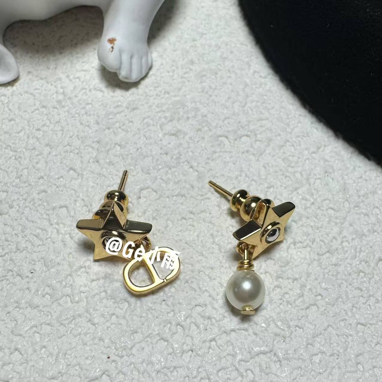 【SES-07】五角星C*D元素耳钉