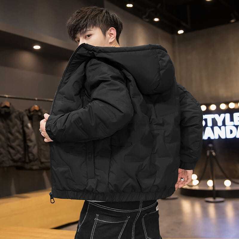 鸭鸭羽绒服男士秋冬季2023新款潮牌流男装百搭袄子面包服情侣款外