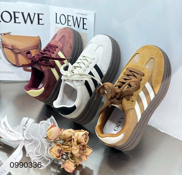 实体撤柜~ 被问爆了的厚底德训鞋 它来啦 头层牛皮好软呀